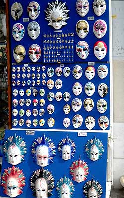 Италия - маски из Венеции